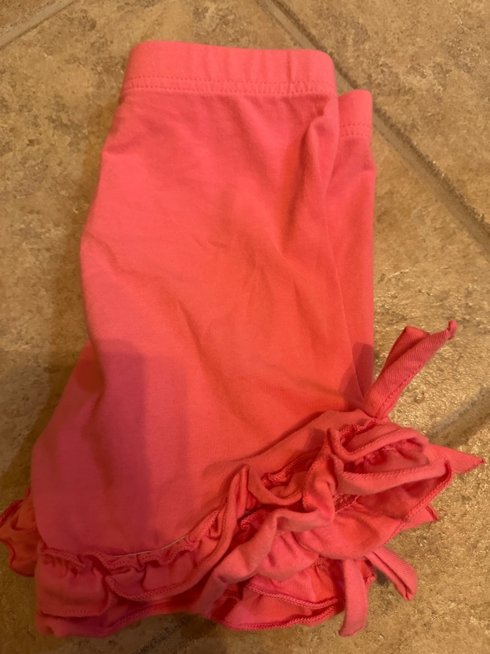Eleanor Rose Pink Ruffle Girls' Shorts